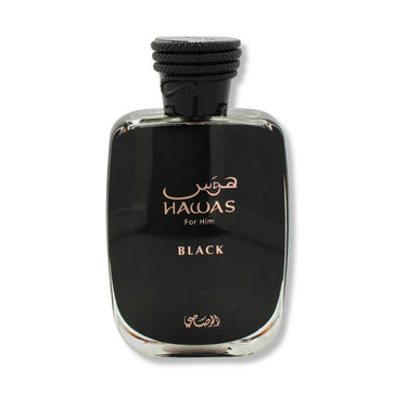 Rasasi Hawas Black Eau de Parfum Spray 100ML (3.4 OZ) | For the Man Who Leaves a Lasting Impression
